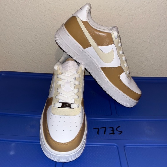 Brand New In The Box. Nike AF1. Custom color: latte - Picture 1 of 4